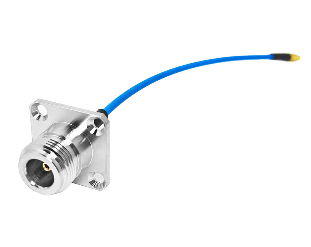 N母头法兰安装和MMCX公头接SS405电缆组件
